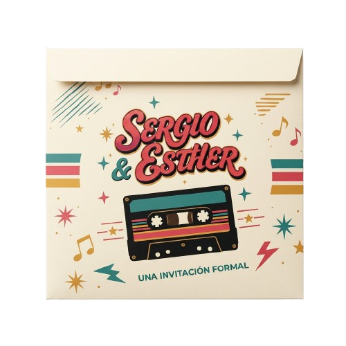 Sobre invitación boda Sergio y Esther